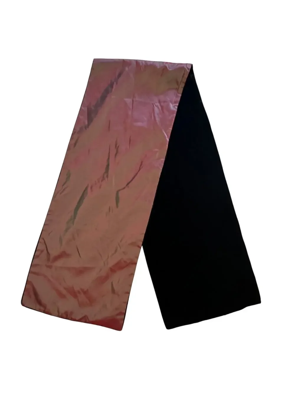 Emilie Holland Paris 2-Sided Scarf Velvet & Iridescent Taffeta Rectangle Luxe